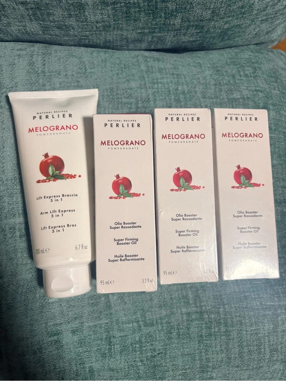 Natural Recipes Perlier Melograno Pomegranate bundle NEW